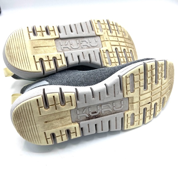 KURU Flex Via Athletic Sneaker Size 9 Wide Dove Gray / Pale Lime (80583) Size 40 - Picture 14 of 15